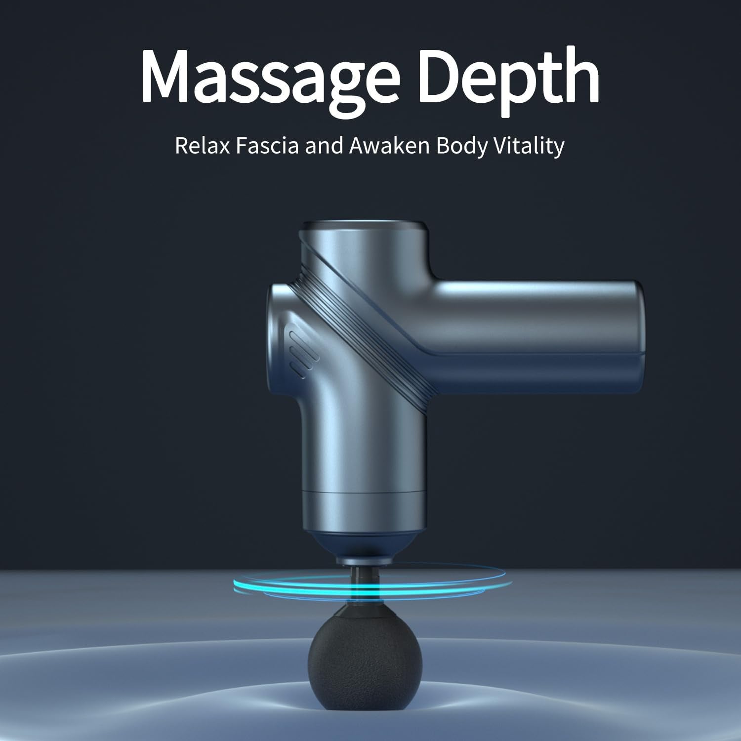 Massage Gun Deep Tissue Mini Muscle Massager for Pain Relief, Blue