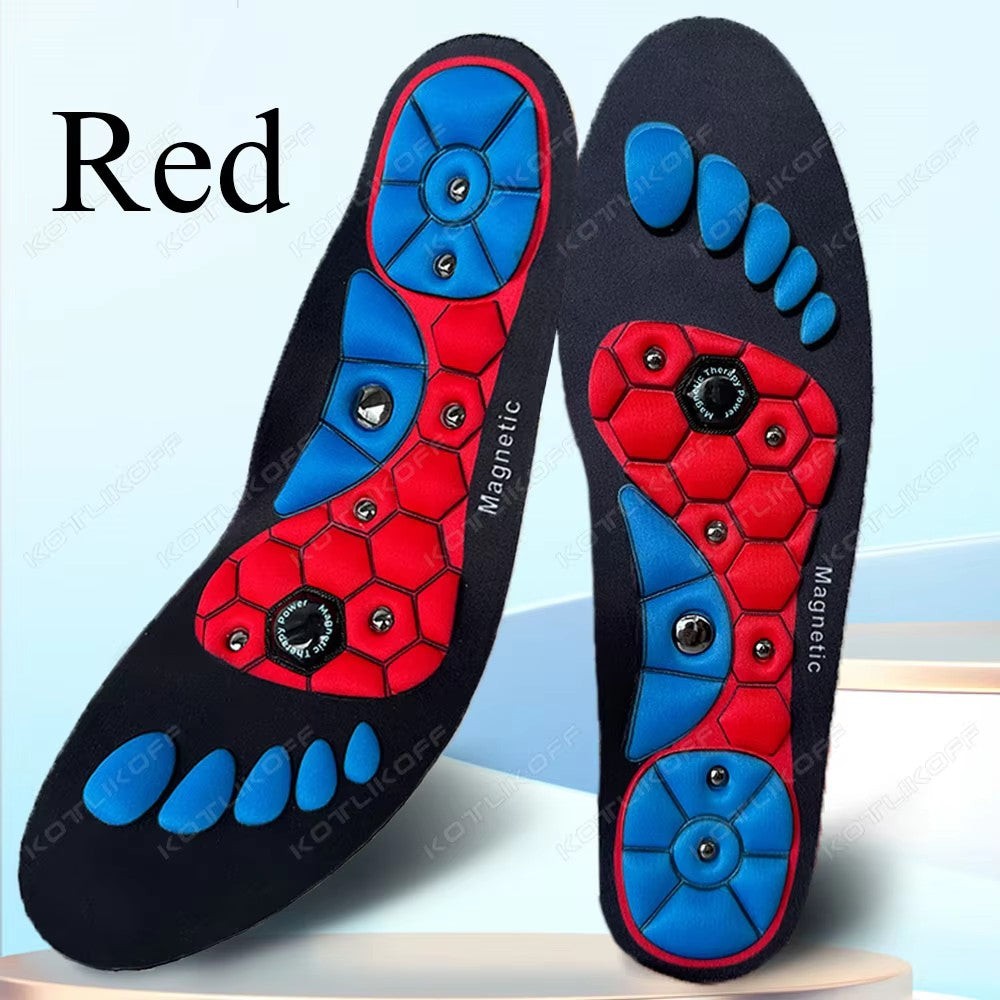Magnetic Therapy Sports Insoles - Massage and Acupressure